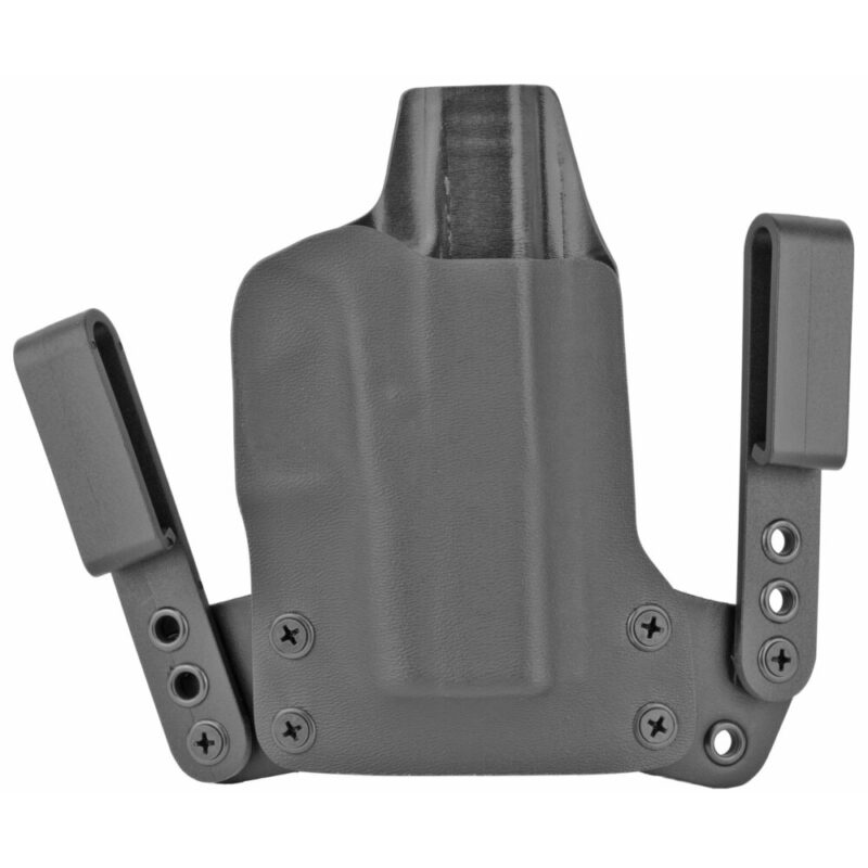BlackPoint Tactical Mini Wing IWB Holster Fits Glock 43X 15 Degree Cant Black Kydex
