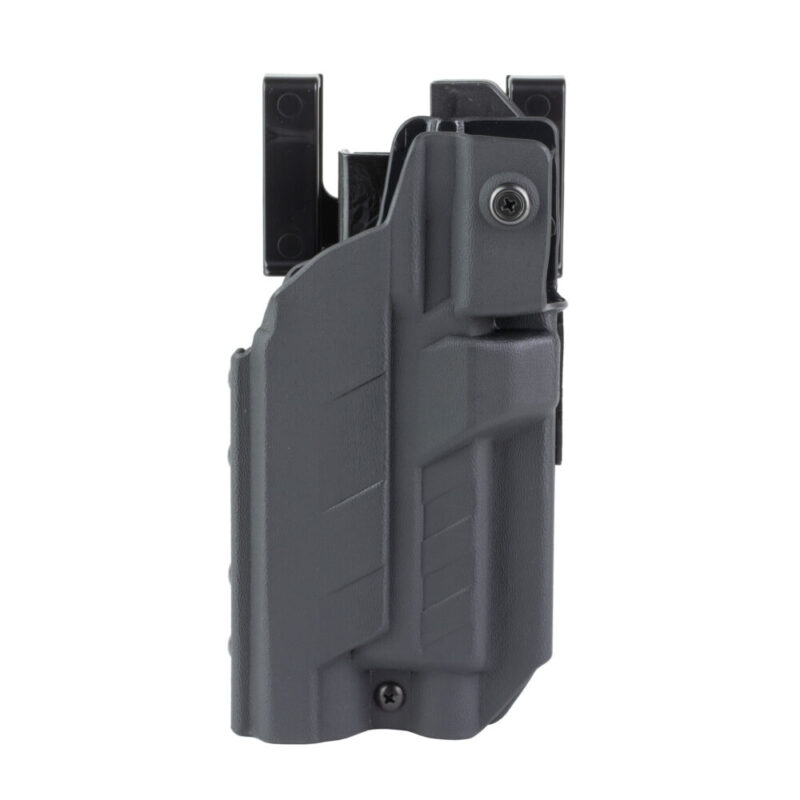 BlackPoint Tactical Slick Duty Light Holster with Ejection Port Lock Fits GLOCK 17 with Light Black