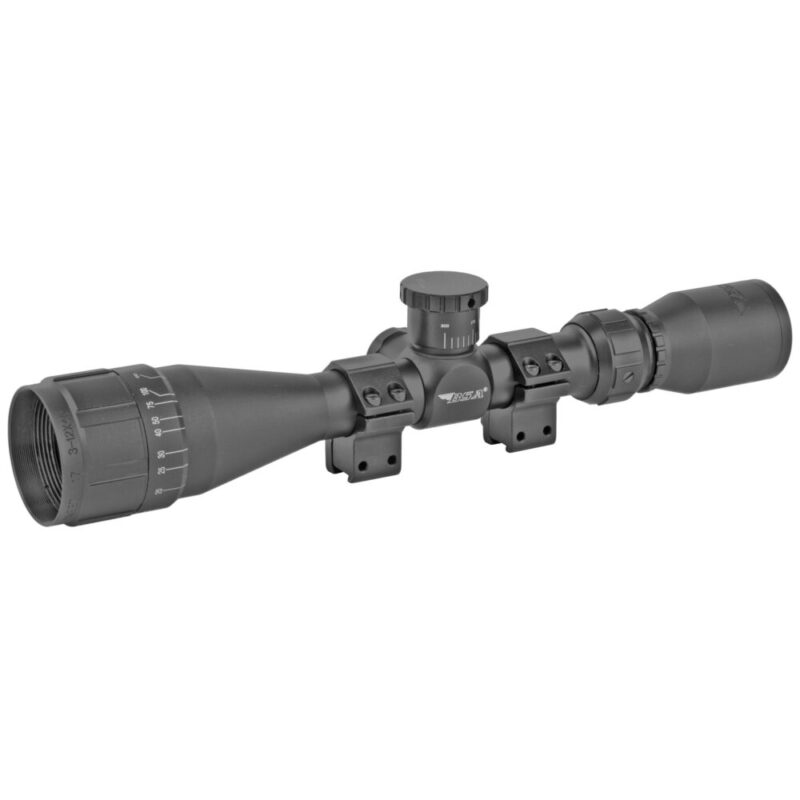 BSA Optics Sweet 17 Rimfire Scope 3-12X40mm 1″ Maintube 30/30 Duplex Reticle Black