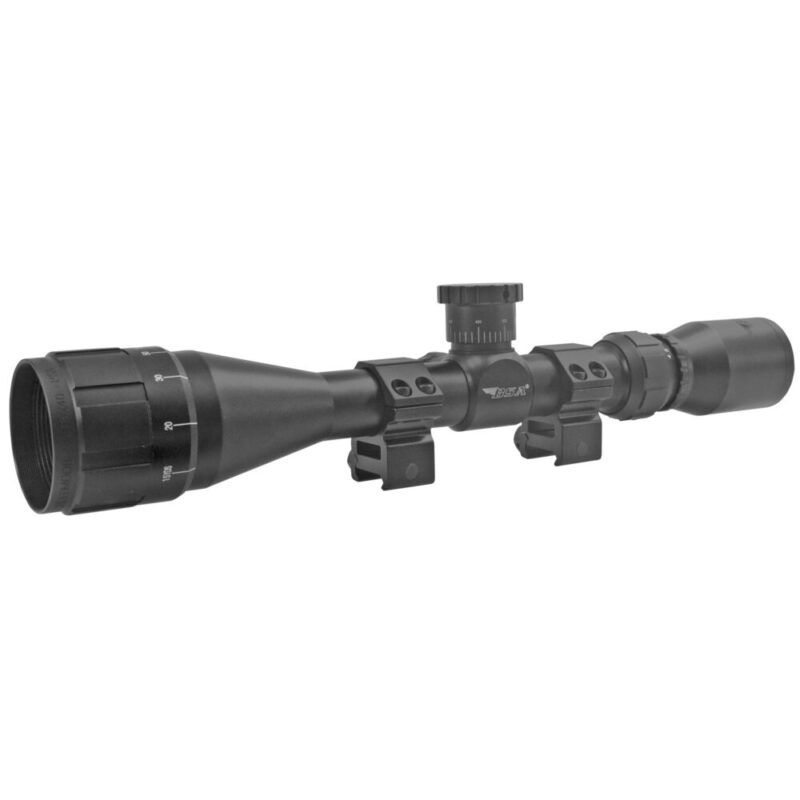 BSA Optics Sweet 22 Rimfire Scope 3-9X40mm 1″ Maintube 30/30 Duplex Reticle Black Color
