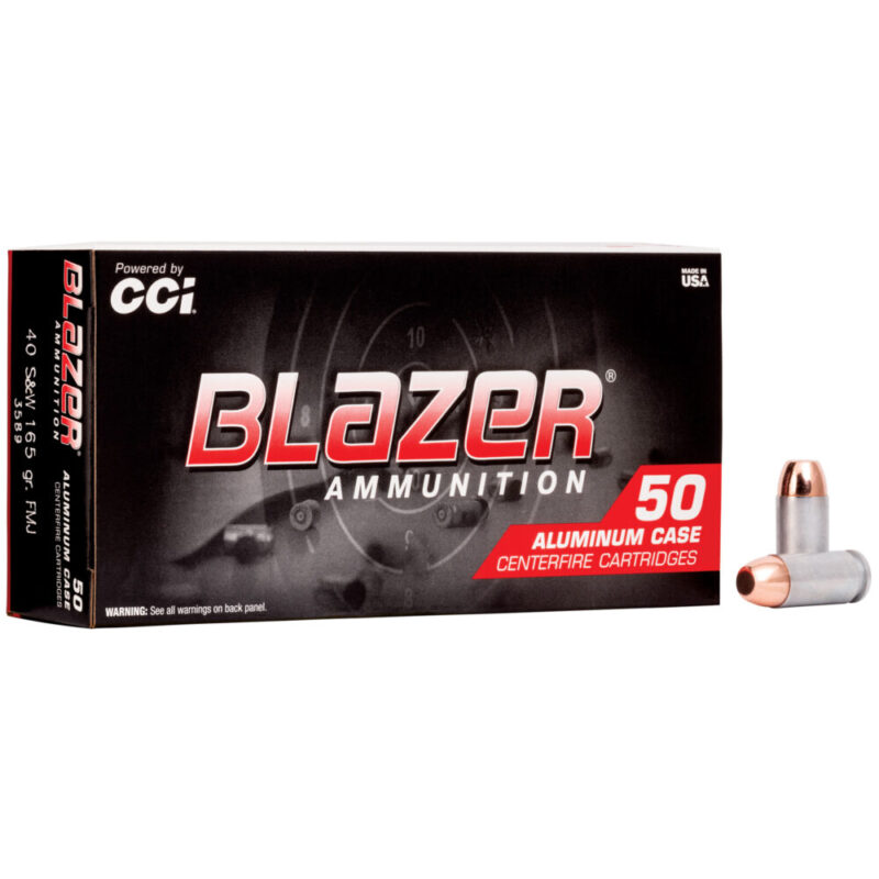 Blazer Ammunition Blazer 40 S&W 165 Grain 50 Round Box