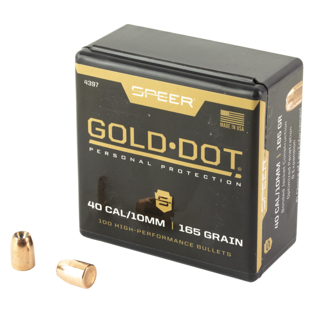 Speer Ammunition Gold Dot .40 Caliber 165 Grain 100 Count
