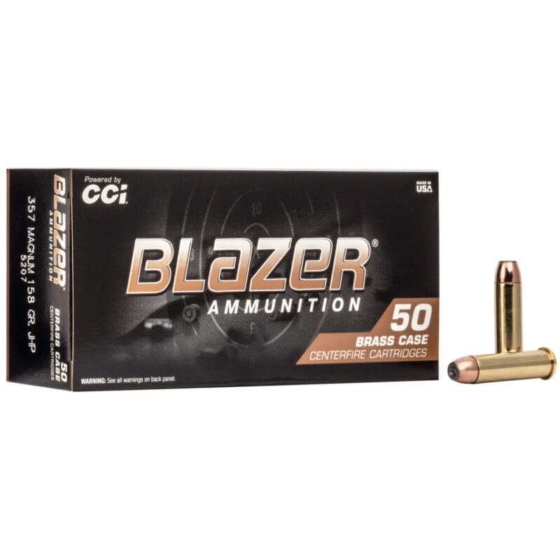 Blazer Ammunition Blazer Brass 357MAG 158 Grain 50 Round Box