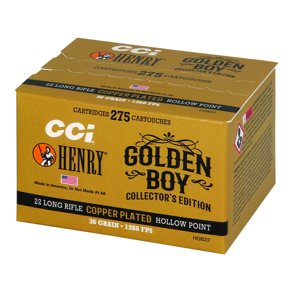 CCI Ammunition Golden Bullet 22LR 36 Grain 275 Round Box