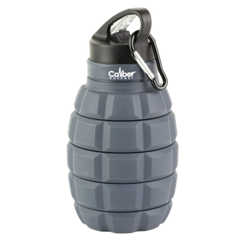 Caliber Gourmet Silicone Collapsible Grenade Water Bottle 580ml