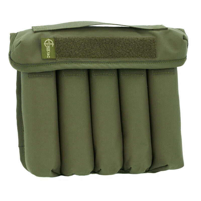 Cole-TAC Can Caddy Standard Size 500 Denier Nylon 9.25″x10.5″x2.5″ 5 Slots for Suppressor Storage