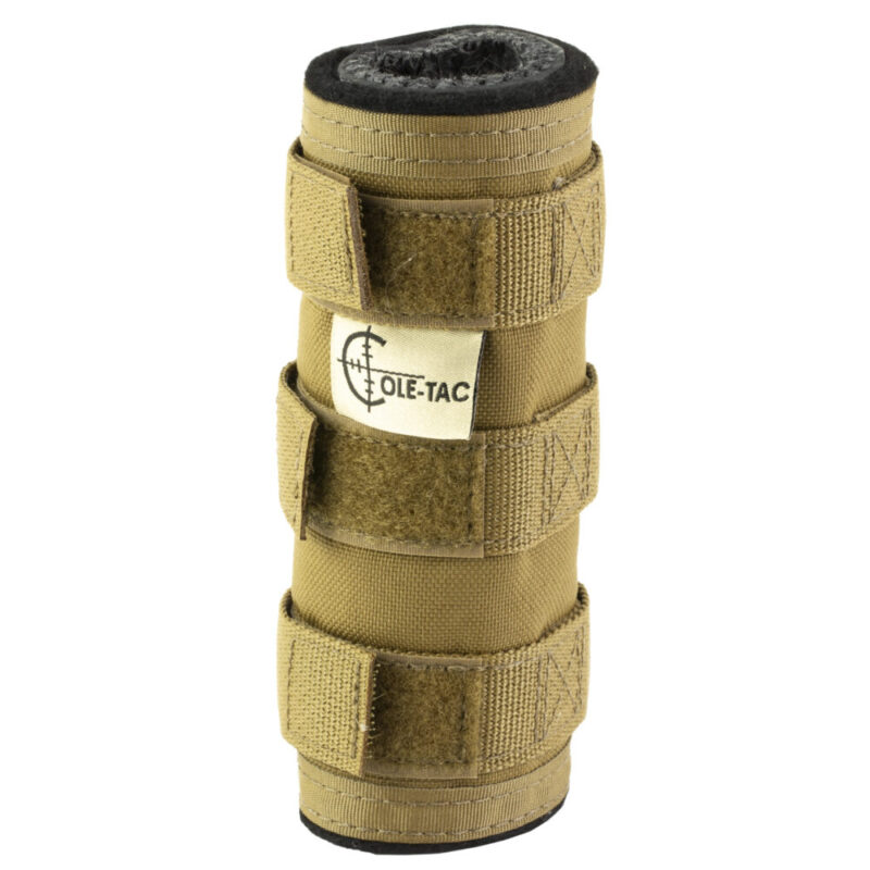Cole-TAC HTP Cover Suppressor Cover 6″ Fits 1-2″ Suppressors Coyote Brown