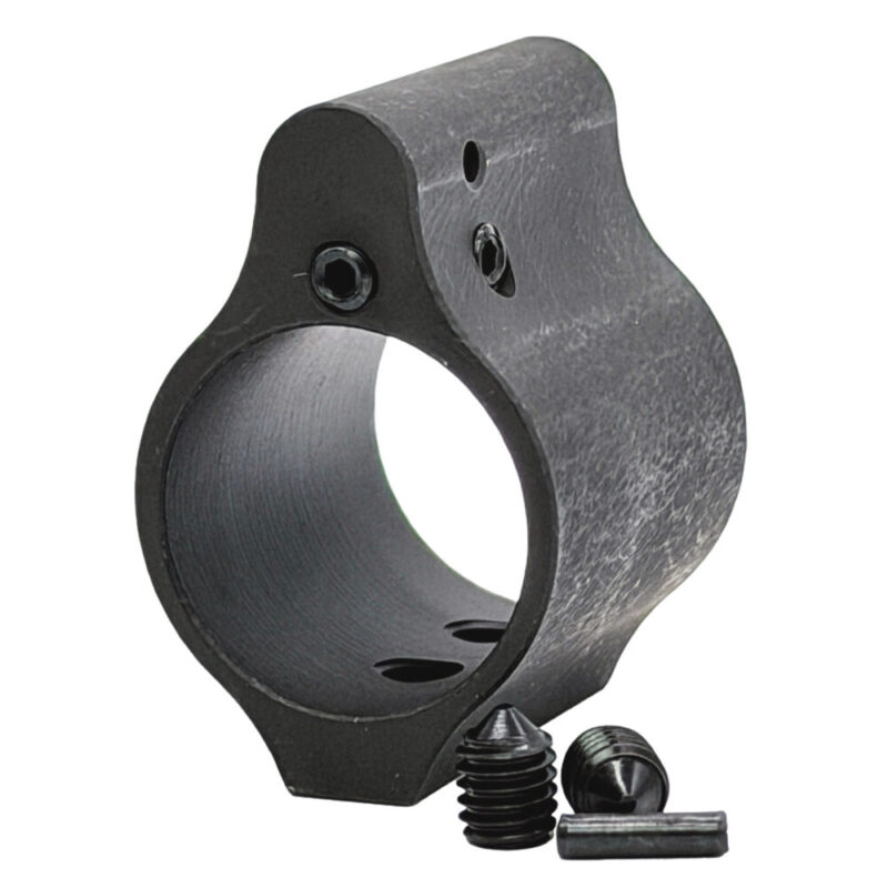 CMC Triggers Adjustable Gas Block Low Profile Fits AR-15 .750″ Black