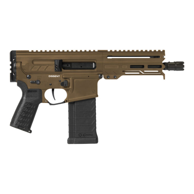 CMMG Dissent MK4 Semi-automatic 5.7X28 6.5″ Barrel 5.5″ Free Float M-LOK Handguard