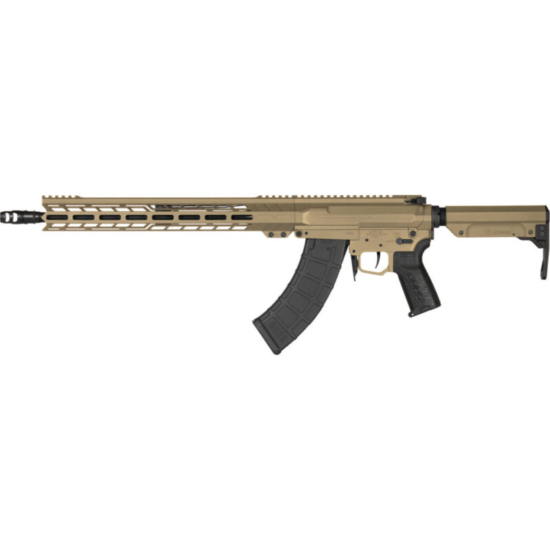 CMMG Resolute MK47 Semi-automatic Rifle 7.62X39 16.1″ Barrel Threaded 5/8X24 Coyote Tan