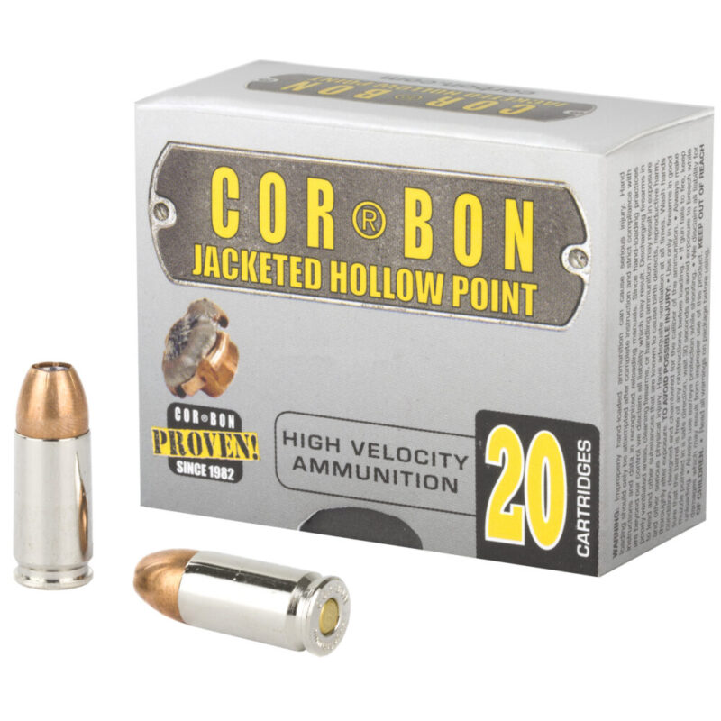 Corbon Ammo Self Defense 9MM 125 Grain 20 Round Box