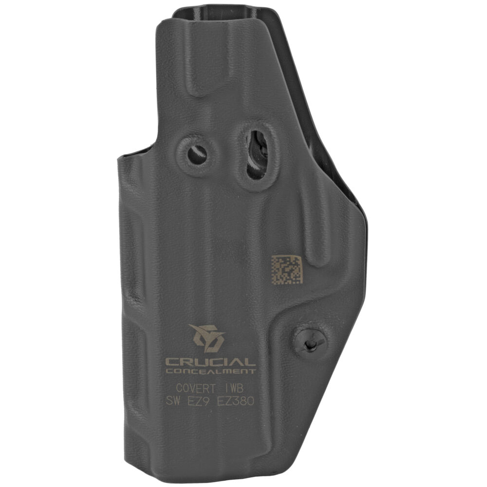 Crucial Concealment Covert IWB Inside Waistband Holster Fits S&W Shield EZ 9/380 Black
