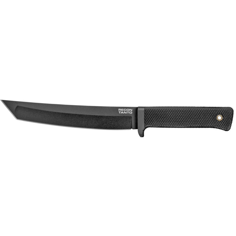 Cold Steel Recon Tanto Fixed Blade Knife 7″ Blade SK-5 with Black Tuff-Ex Finish