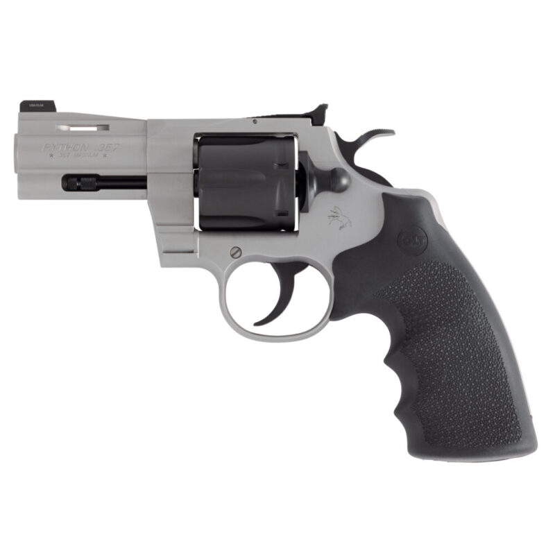 Colt’s Manufacturing Python Revolver 357 Magnum 3″ Barrel 6 Rounds Silver