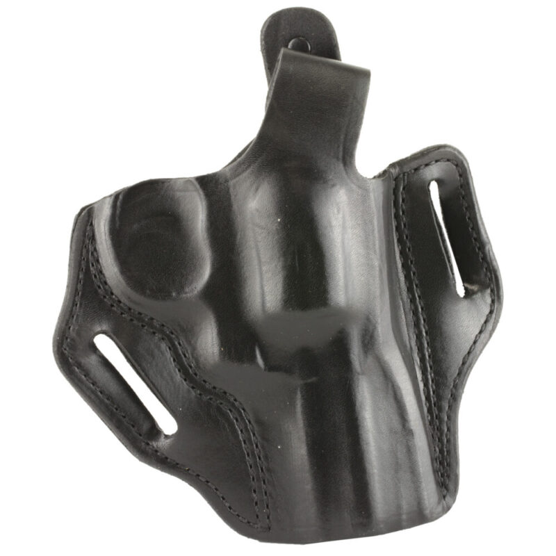 DeSantis Gunhide Thumb Break Scabbard Belt Holster Fits 3″ Colt Python 3″ Ruger GP100 2 1/2-3″ S&W L Frame Black Leather