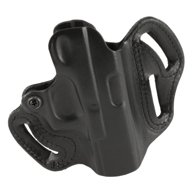 DeSantis Gunhide Speed Scabbard Belt Holster Fits Glock 19/19x/23/36/45 Black Leather