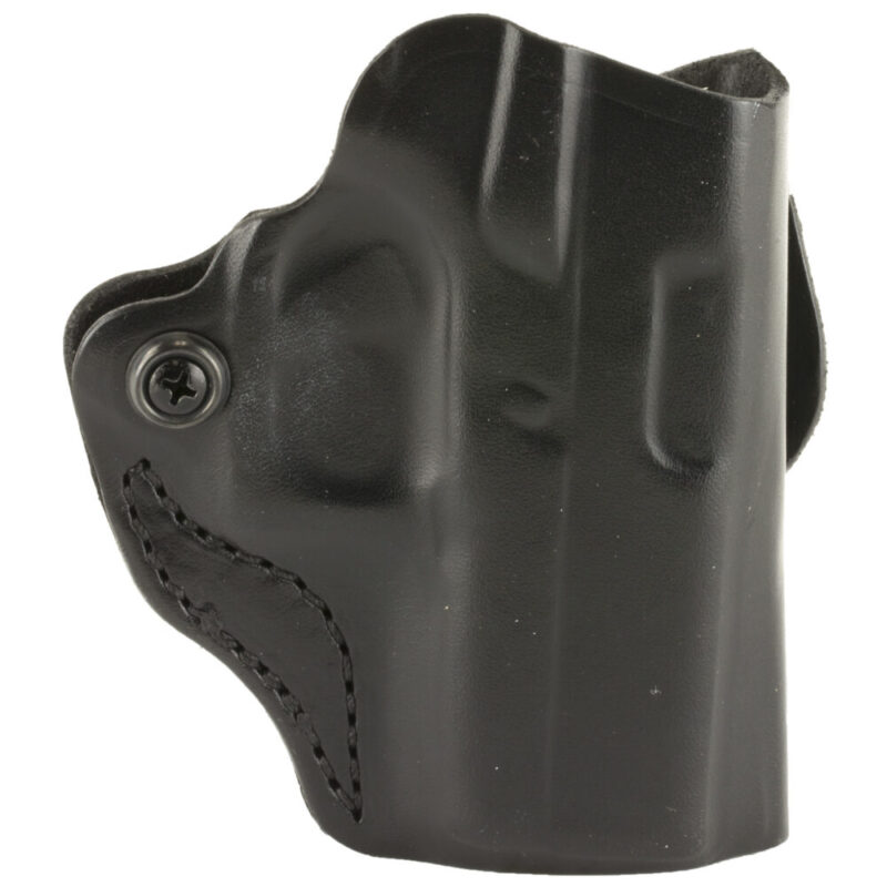 DeSantis Gunhide Mini Scabbard Belt Holster Fits Glock 43/43X Black Leather