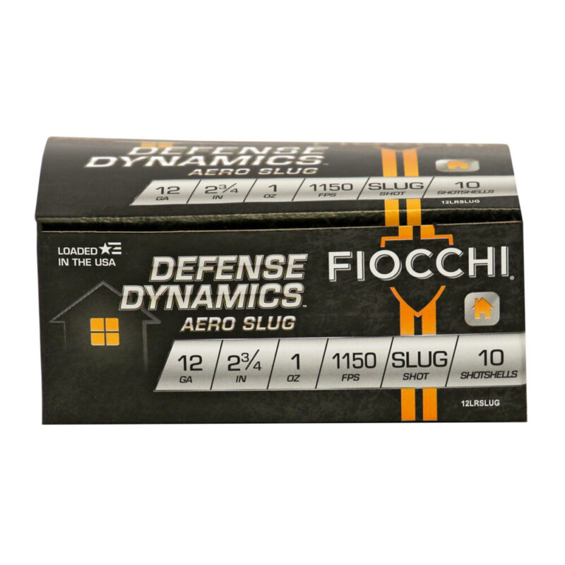 Fiocchi Ammunition Aero Slug 12 Gauge 2.75″ 10 Round Box