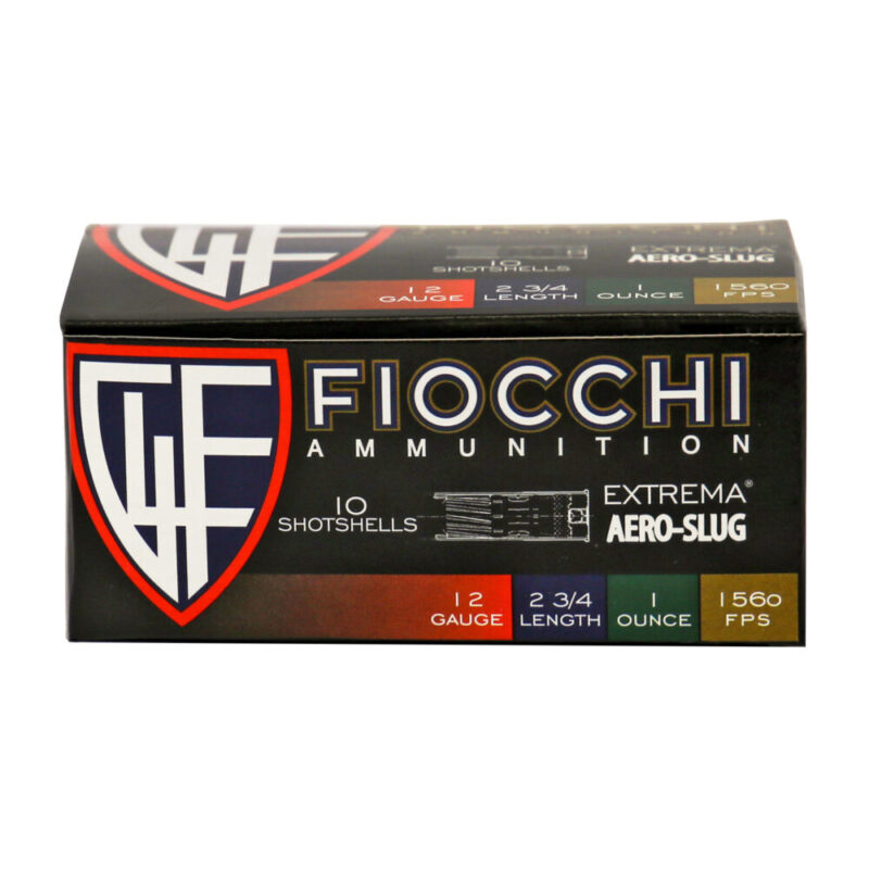 Fiocchi Ammunition Aero Slug 12 Gauge 2.75″ 10 Round Box