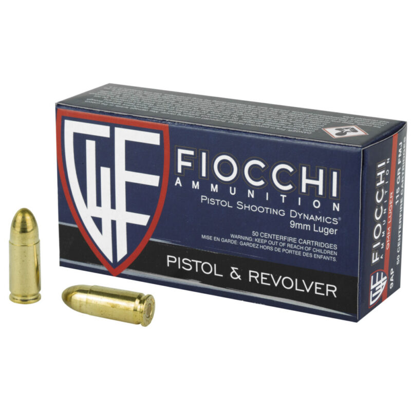 Fiocchi Ammunition Fiocchi Centerfire Pistol 9MM 147Gr 50 Round Box