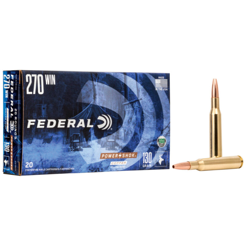 Federal PowerShok 270 Win 130 Grain 20 Round Box