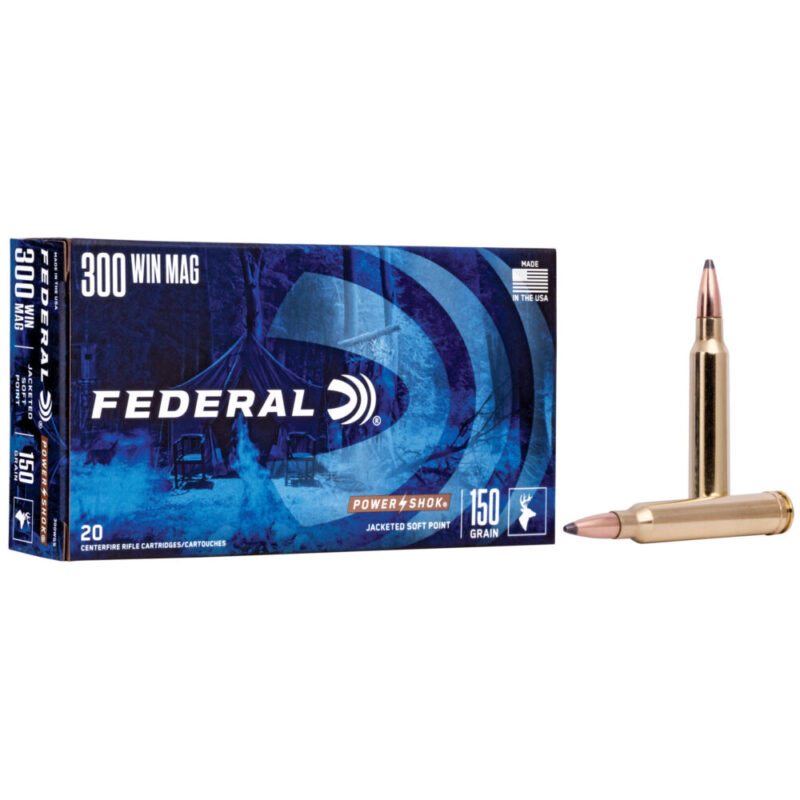 Federal PowerShok 300WIN 150 Grain 20 Round Box