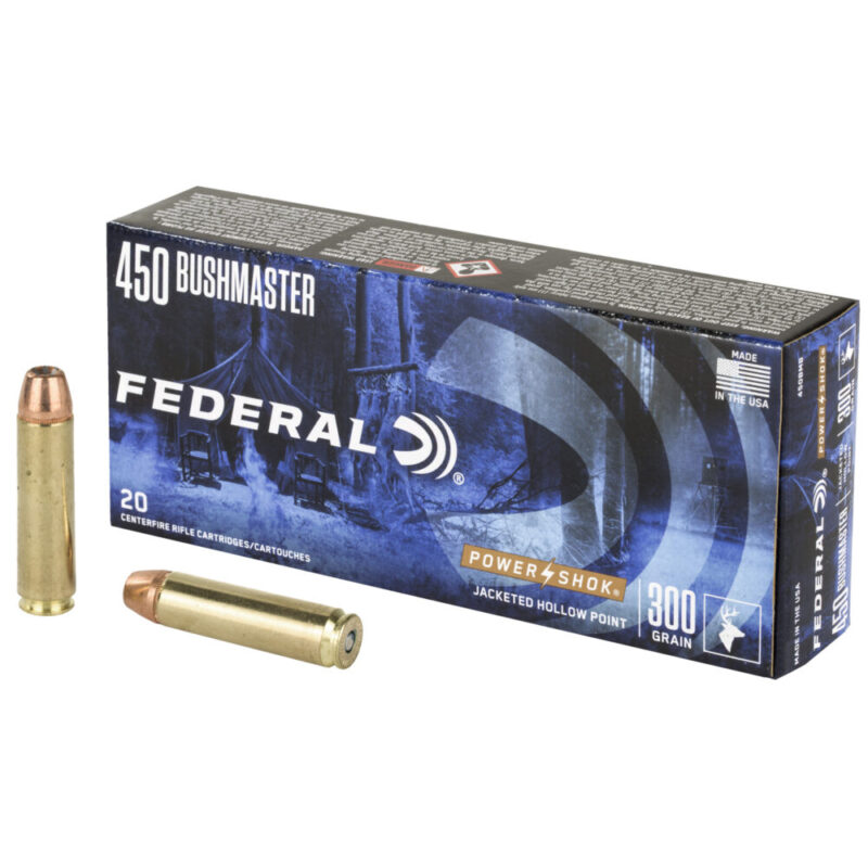 Federal PowerShok 450 BUSHMASTER 300 Grain 20 Round Box