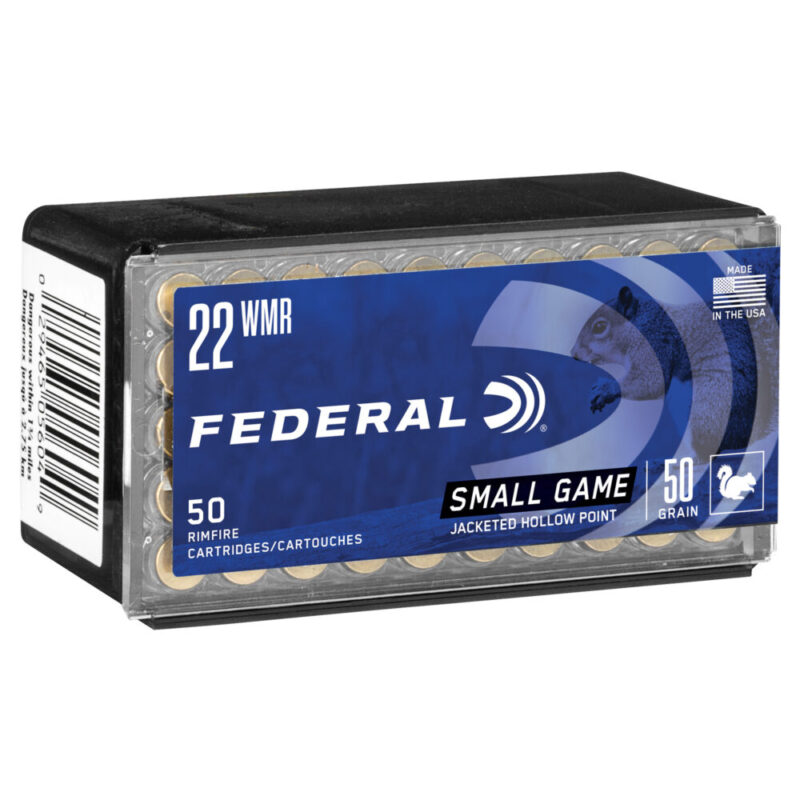 Federal Game-Shok 22WMR 50 Grain 50 Round Box