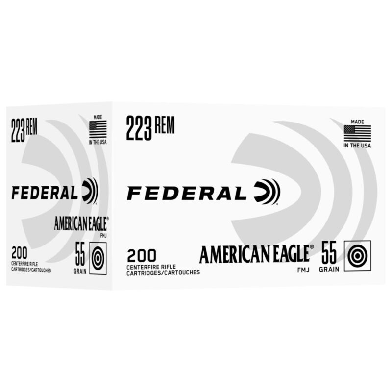 Federal American Eagle 223 Remington 55 Grain 200 Round Box
