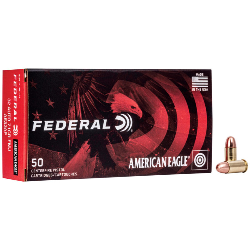 Federal American Eagle 32ACP 71 Grain 50 Round Box