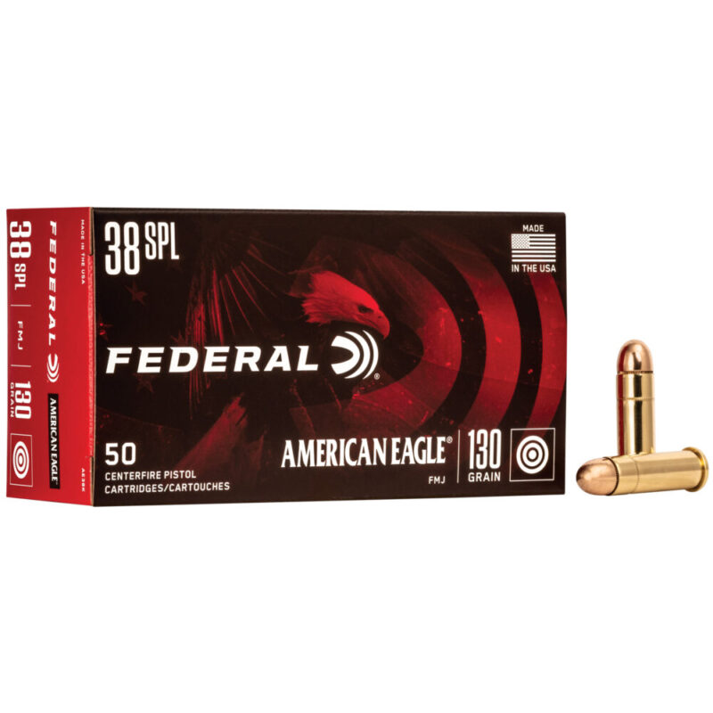 Federal American Eagle 38 Special 130 Grain 50 Round Box