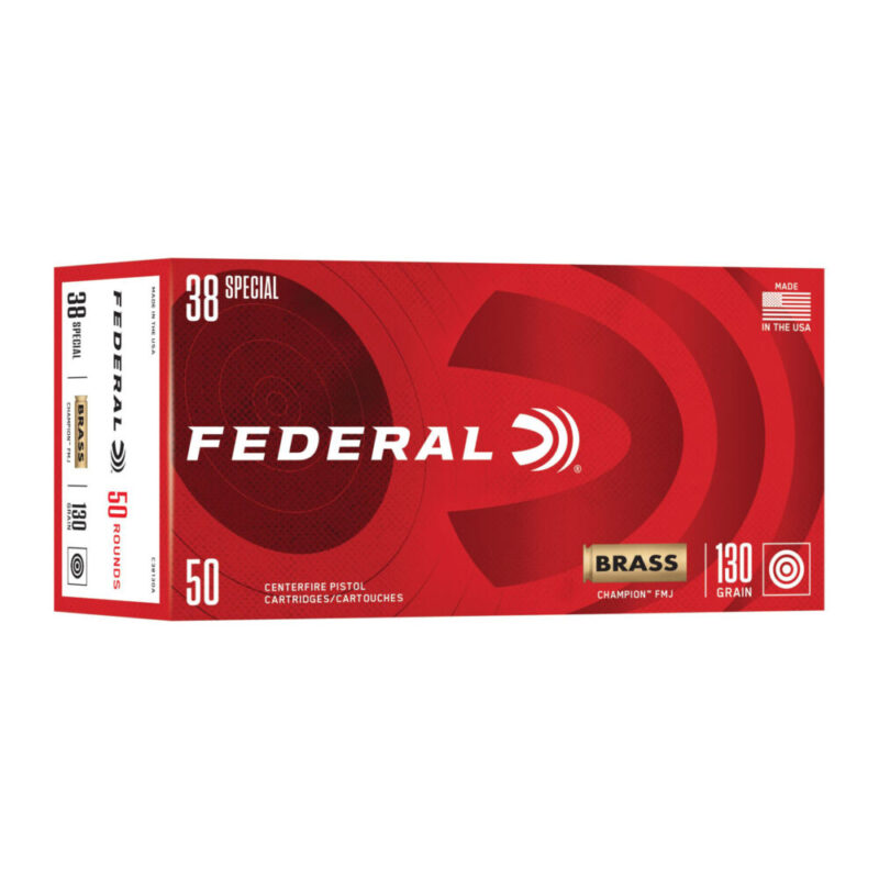 Federal Champion 38 Special 130 Grain 50 Round Box