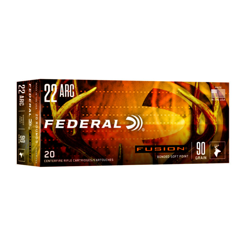 Federal Fusion 22 ARC 90 Grain 20 Round Box