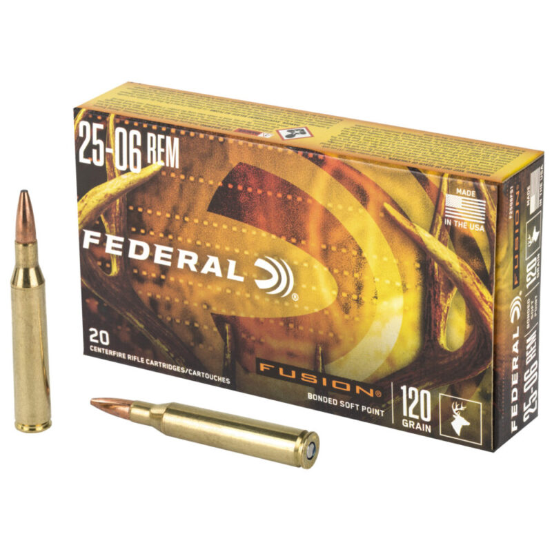 Federal Fusion 25-06REM 120 Grain 20 Round Box