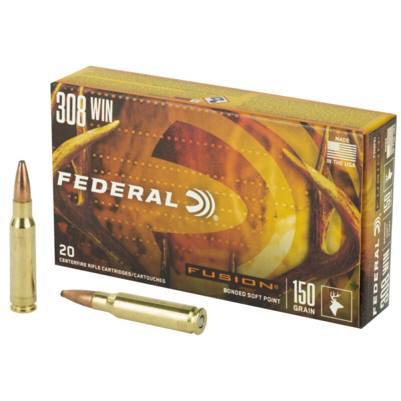 Federal Fusion 308 WIN 150 Grain 20 Round Box