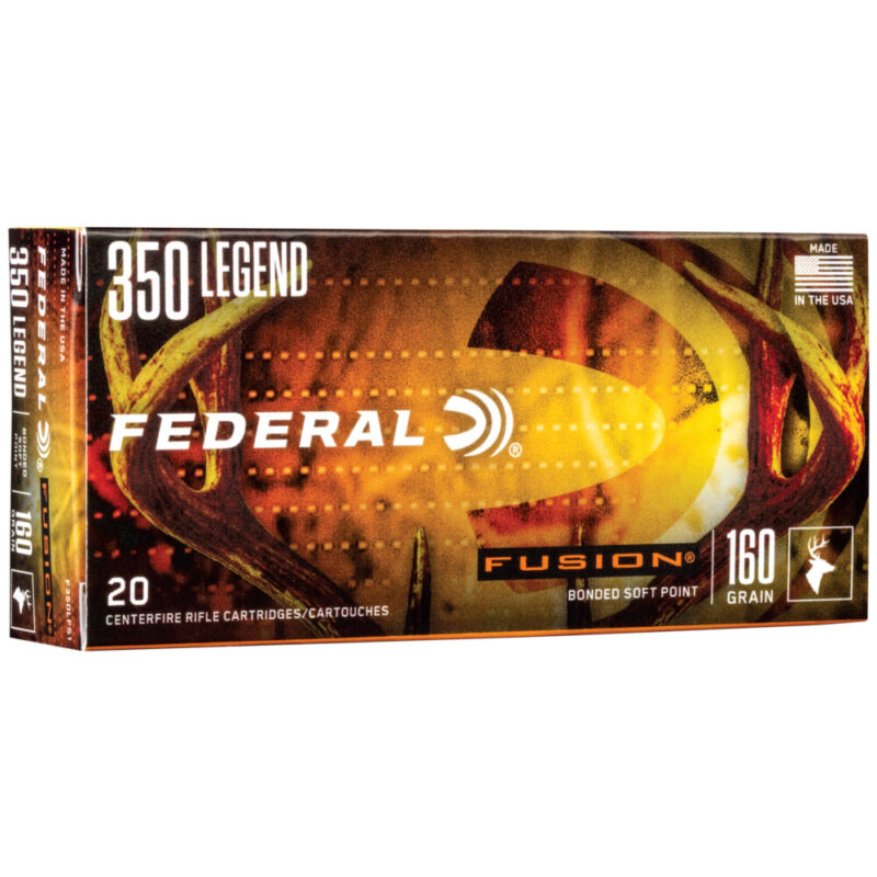 Federal Fusion 350 Legend 160 Grain 20 Round Box