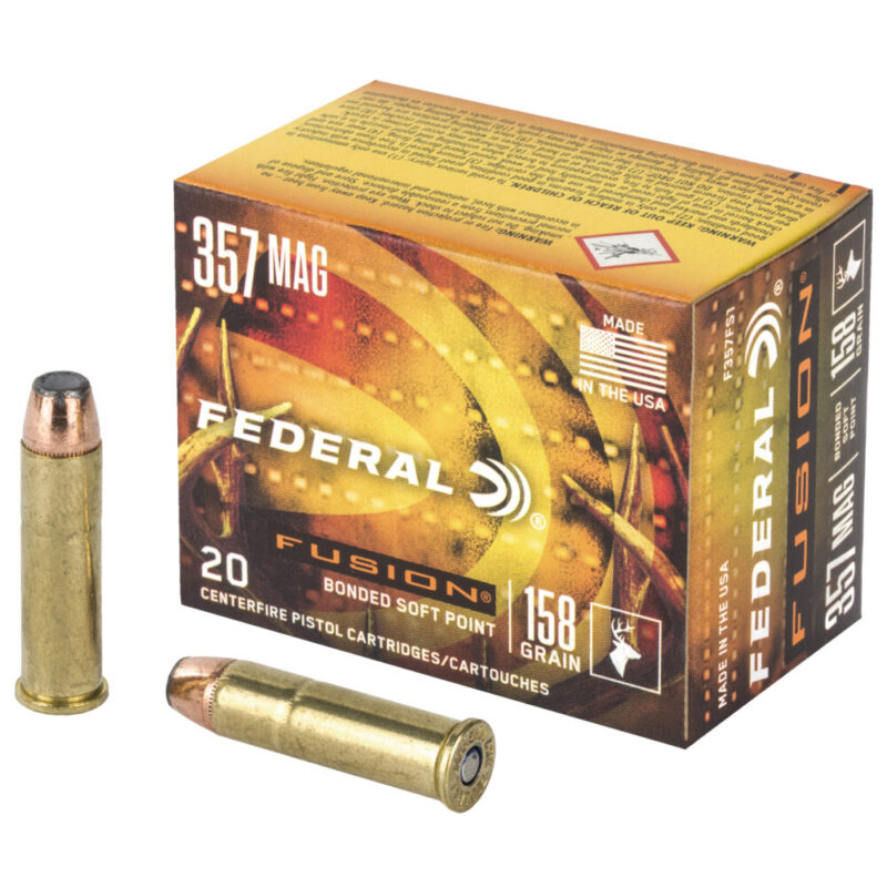 Federal Fusion 357MAG 158 Grain 20 Round Box
