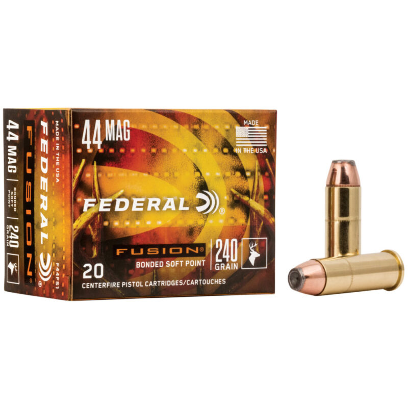 Federal Fusion 44MAG 240 Grain 20 Round Box