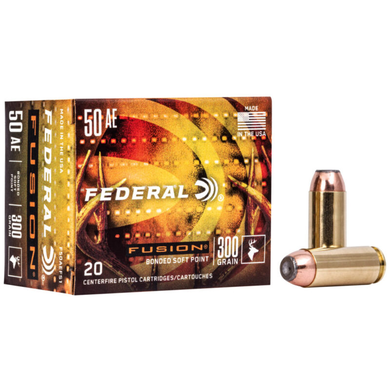 Federal Fusion 50 Action Express 300 Grain 20 Round Box