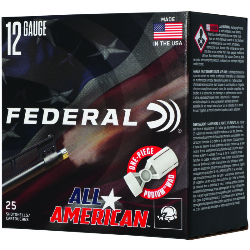 Federal All American 12 Gauge 2.75″ #8