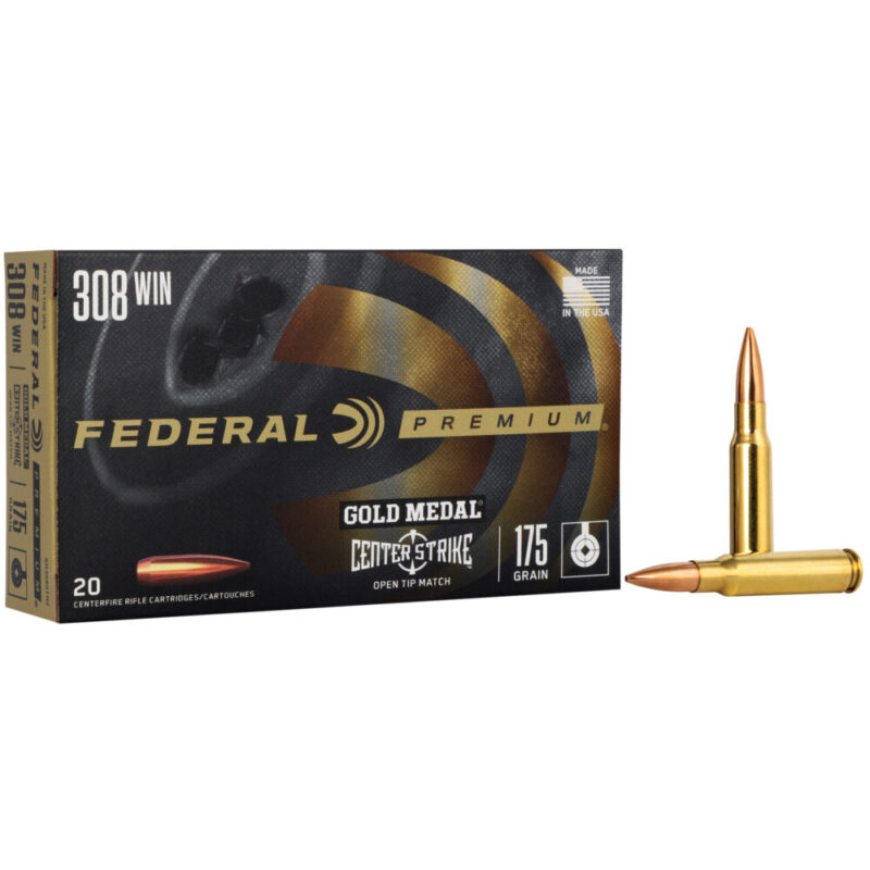 Federal Premium 308 Winchester 175 Grain 20 Rounds Gold Medal