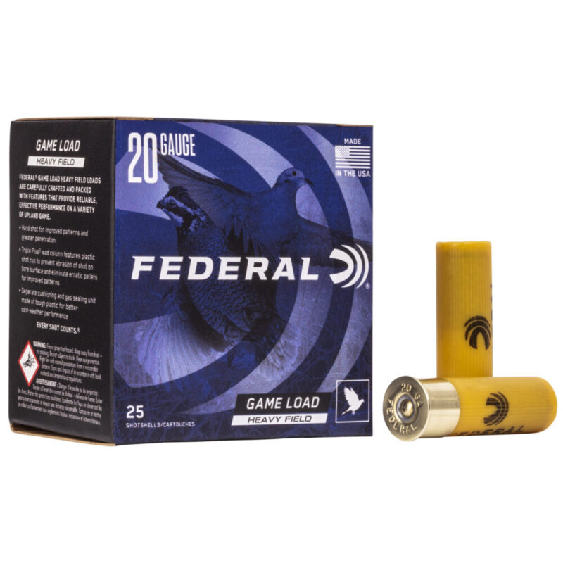Federal Game-Shok 20 Gauge 2.75″ #8 25 Round Box