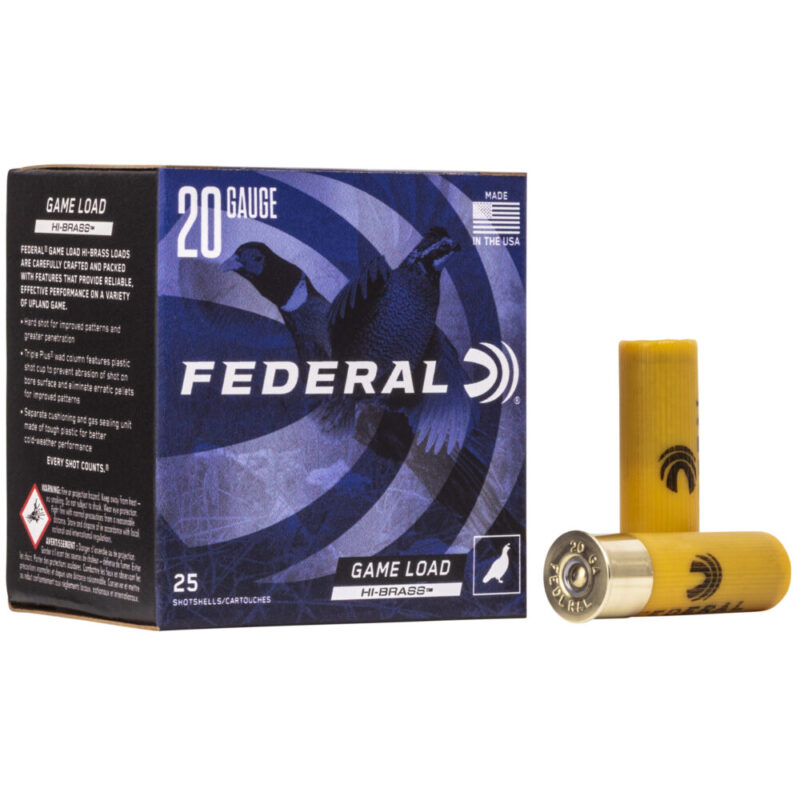 Federal Game Load Hi-Brass 20 Gauge 2.75″ #6