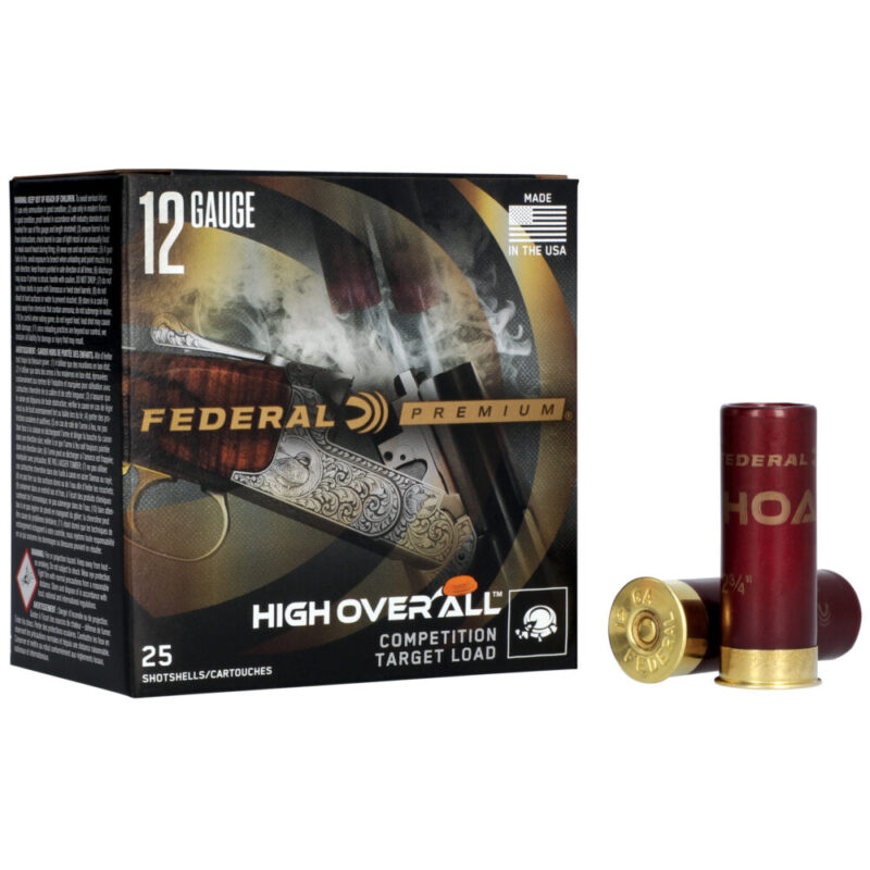 Federal Premium High Over All 12 Gauge 2.75″ #8 2 3/4 Dram