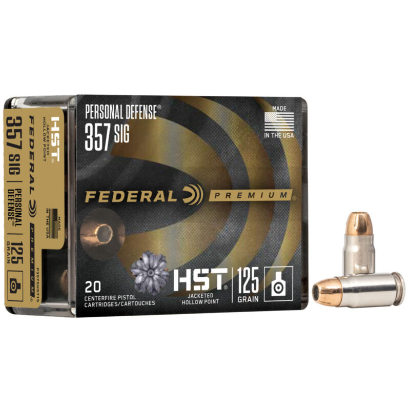 Federal Premium 357 SIG 125 Grain 20 Round Box