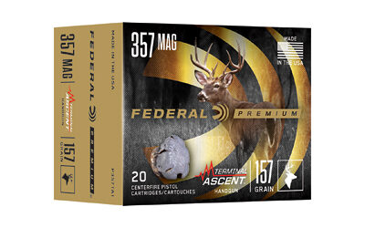 Federal Terminal Ascent 357 Magnum 157 Grain 20 Round Box