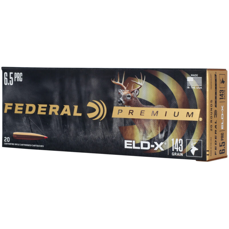 Federal Premium Extremely Low Drag eXpanding 6.5 PRC 143 Grain 20 Round Box