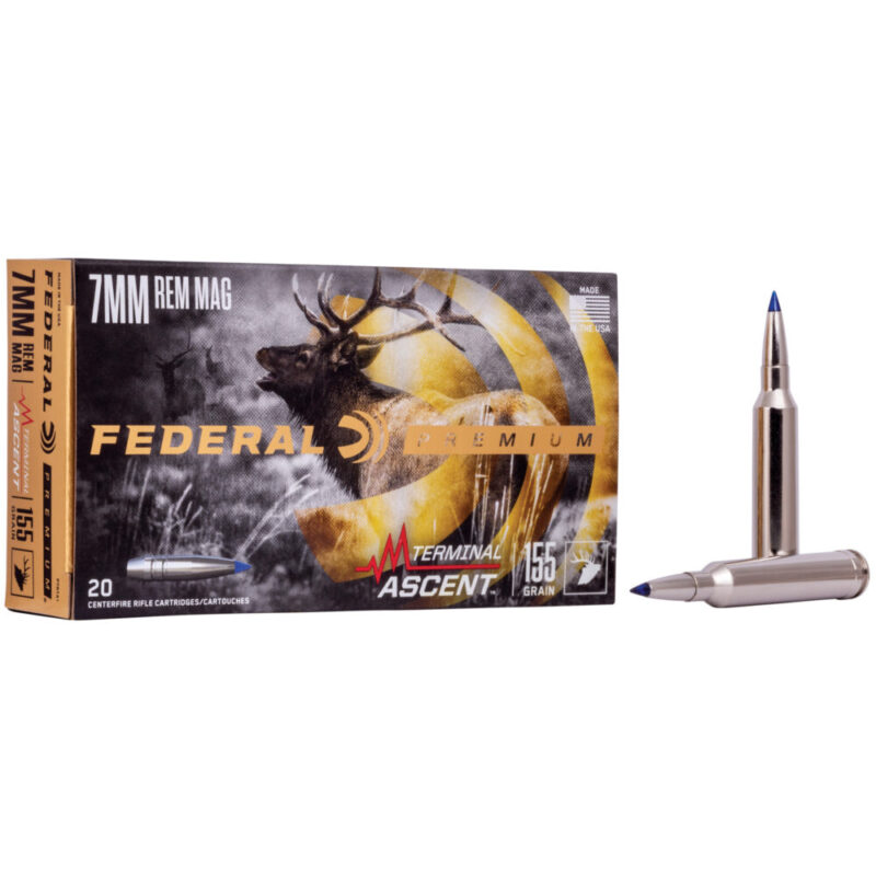 Federal Premium 7MM Remington Magnum 155 Grain 20 Round Box