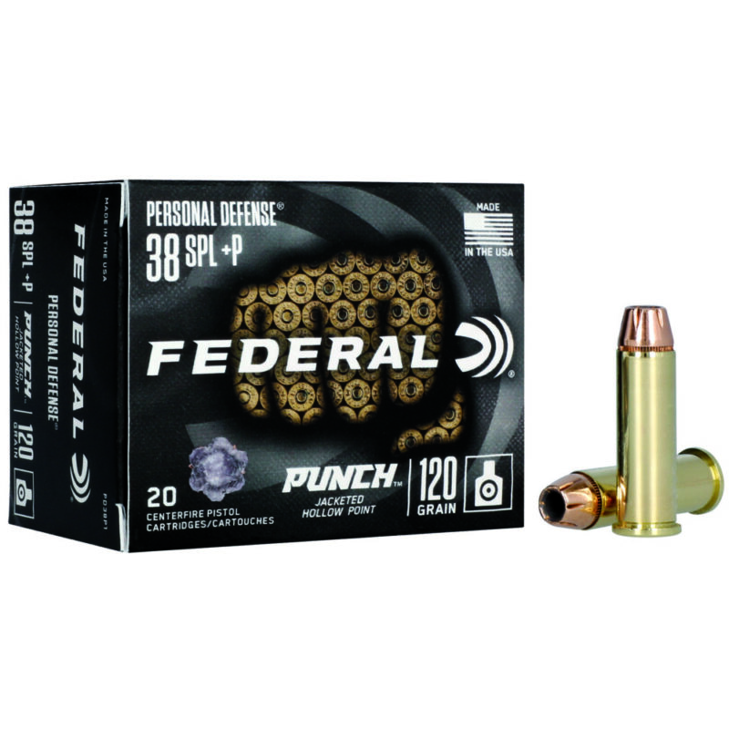Federal Premium Punch 38 Special 120 Grain 20 Round Box