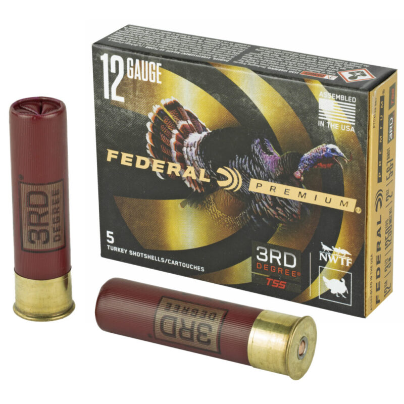 Federal 3rd Degree 12 Gauge 3.5″ #5/#6/#7 Shot Combination Flight Control 5 Round Box